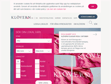 Tablet Screenshot of klovern.se